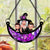 Grandma Grandkids Halloween Moon Personalized Suncatcher