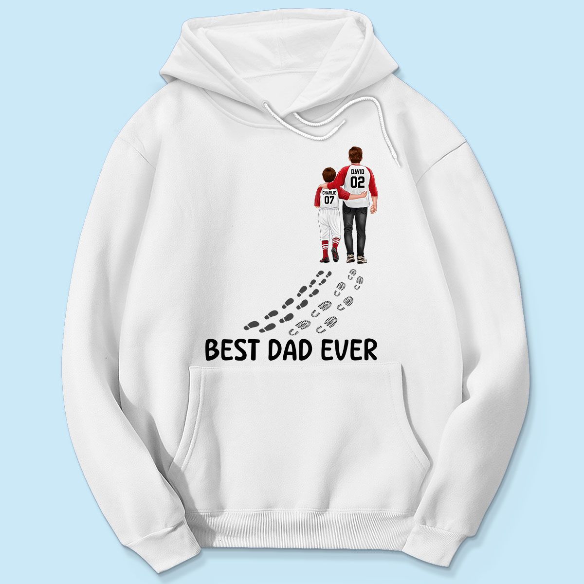 Baseball Dad And Daughter Son You Never Walk Alone Personalized Shirt