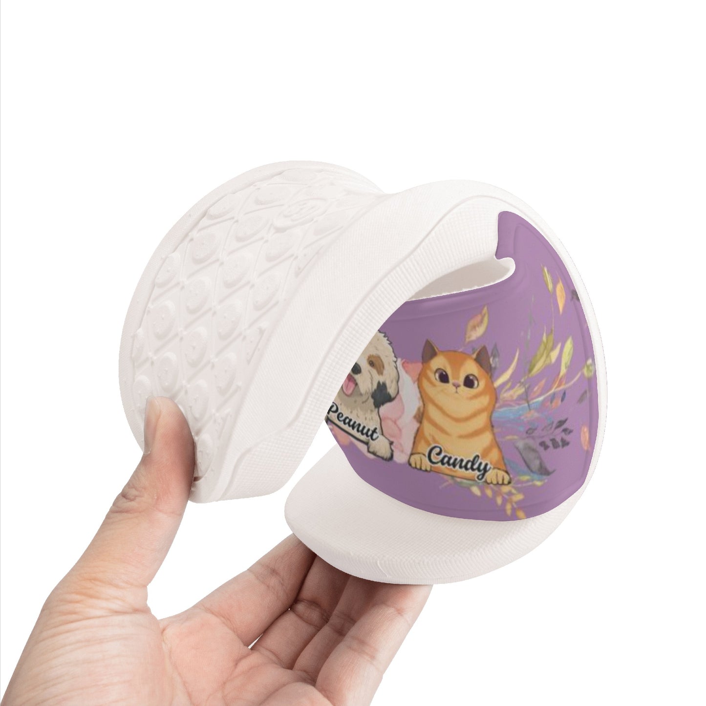 Personalized Dogs Cats Mom Custom Women's Slide Sandals Shoes