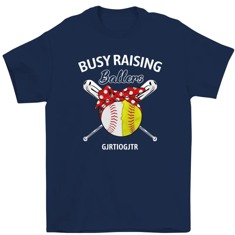 Personalized Mom Baseball Softball T Shirt
