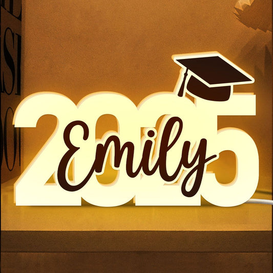 Class Of 2025 Graduation Personalized Light Box, Graduation Gift, Graduation Party Decoration