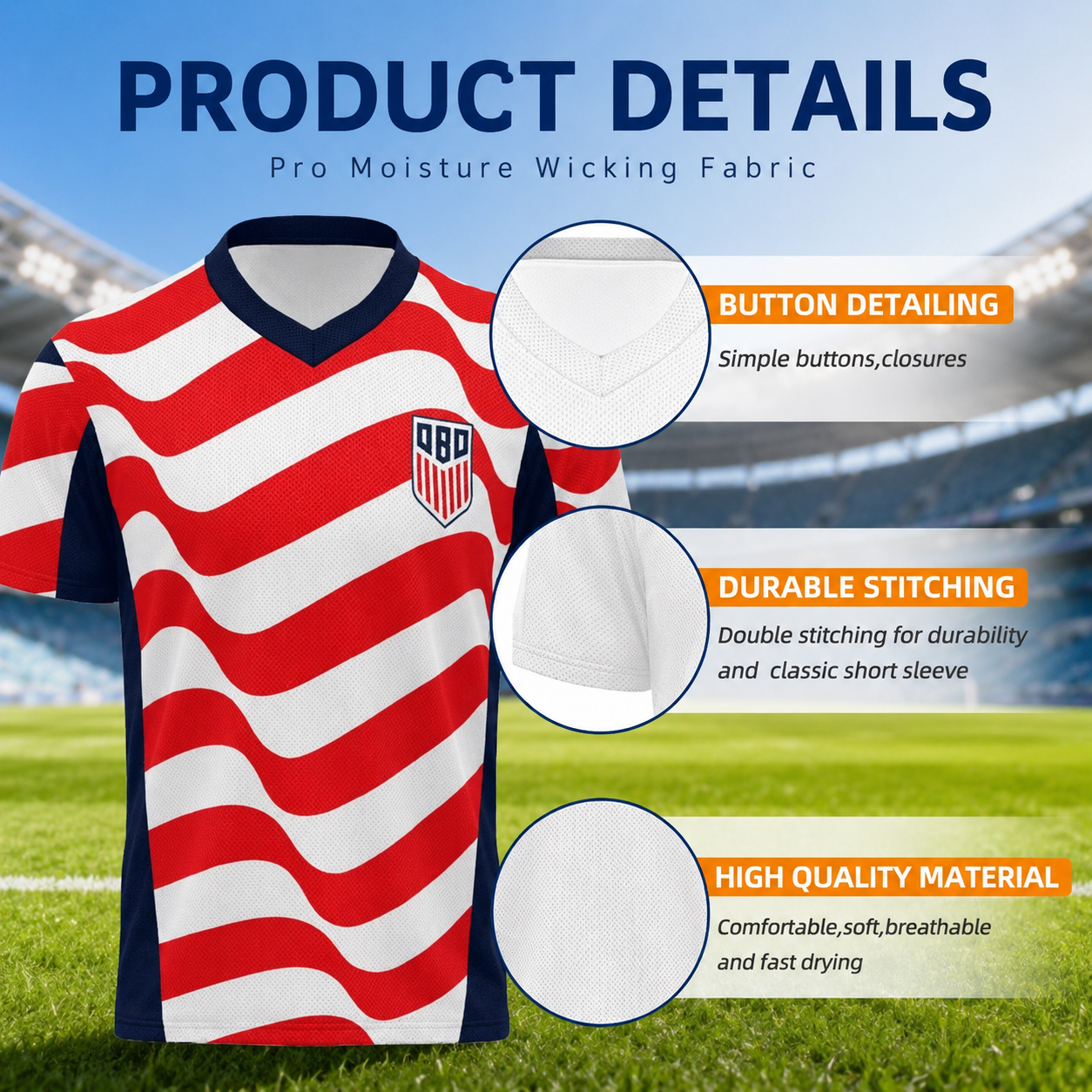 Forest Green Mayan Tribal Mexico Custom Patriotic Football Jersey