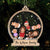 Gingerbread Cookies Family Personalized Shaker Ornament, Christmas Gift