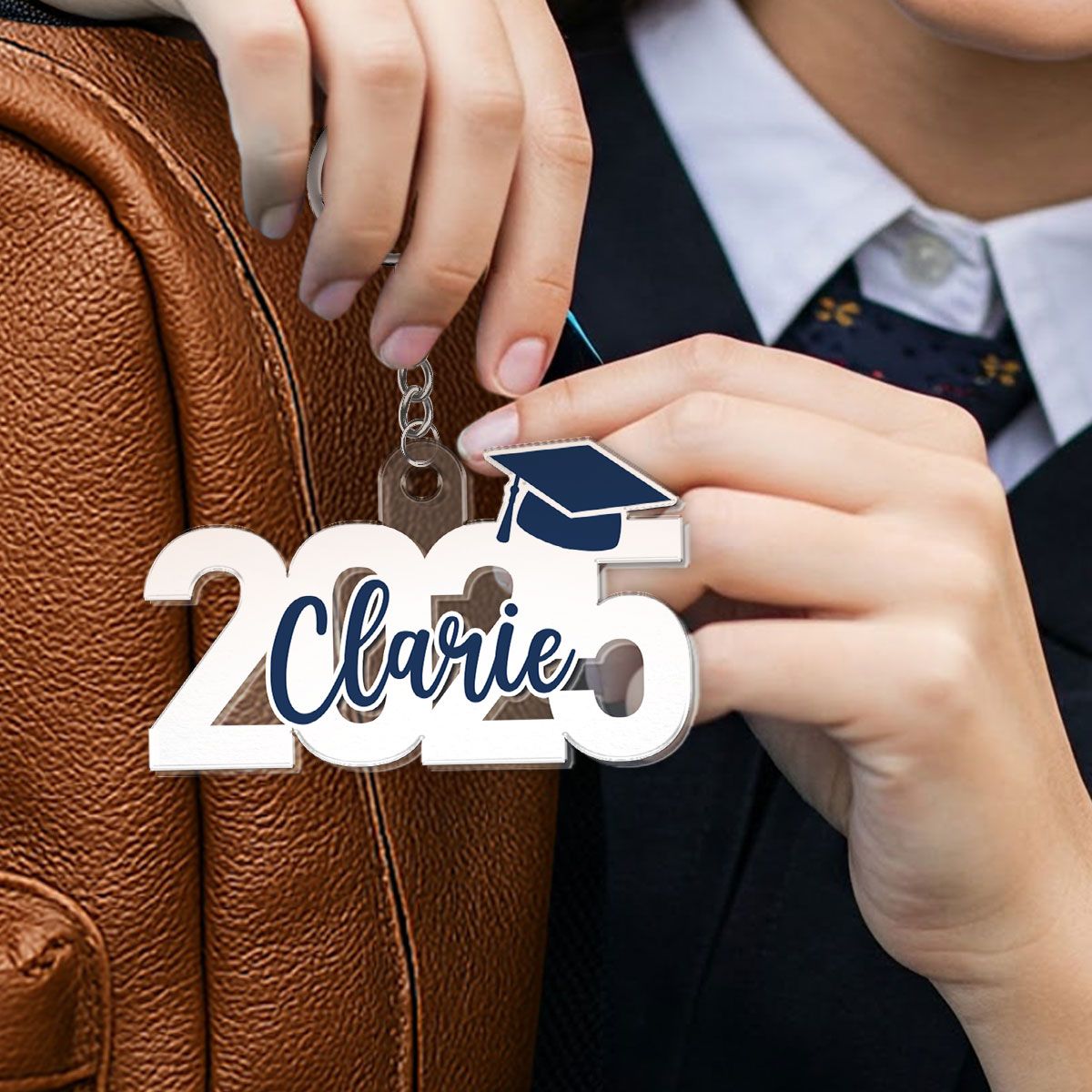 2025 Graduation Senior Custom Name Personalized Acrylic Keychain