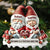 Gnome Couple Personalized Flat Acrylic Ornament, Christmas Gift For Him, For Her, Husband, Wife