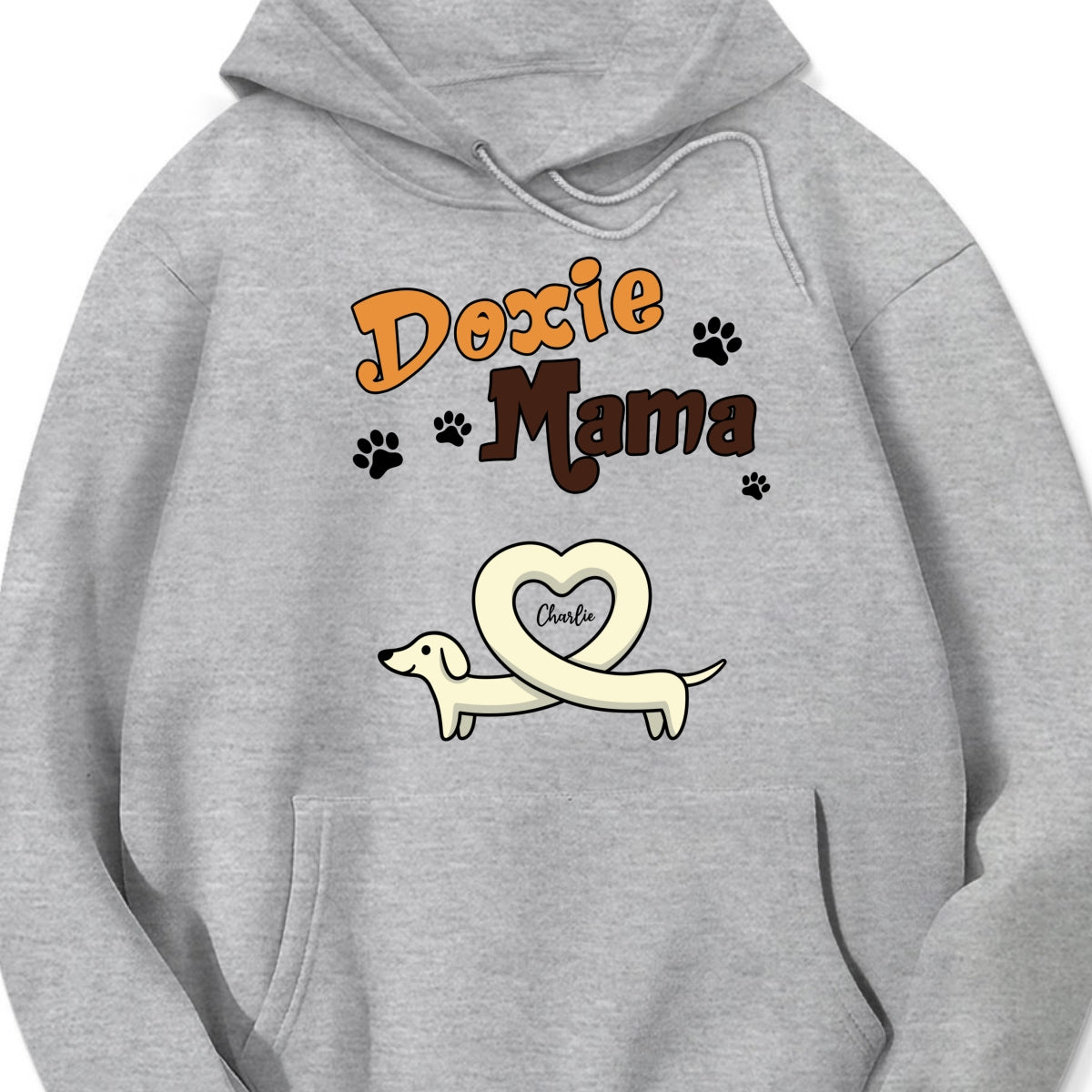 Doxie Mom Cute Heart Dachshunds Personalized Shirt