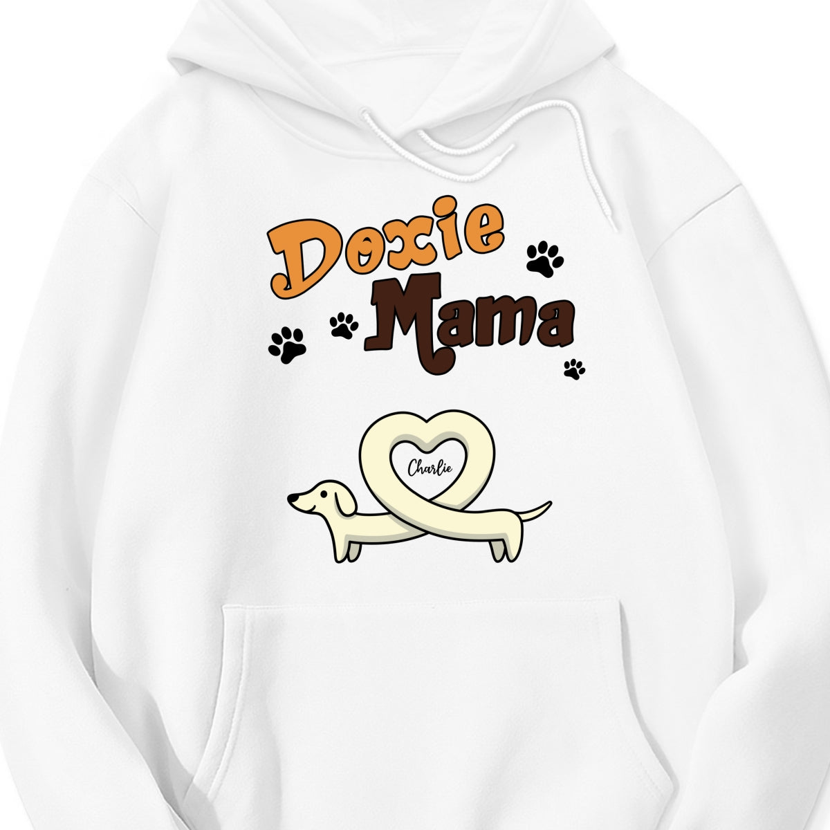 Doxie Mom Cute Heart Dachshunds Personalized Shirt