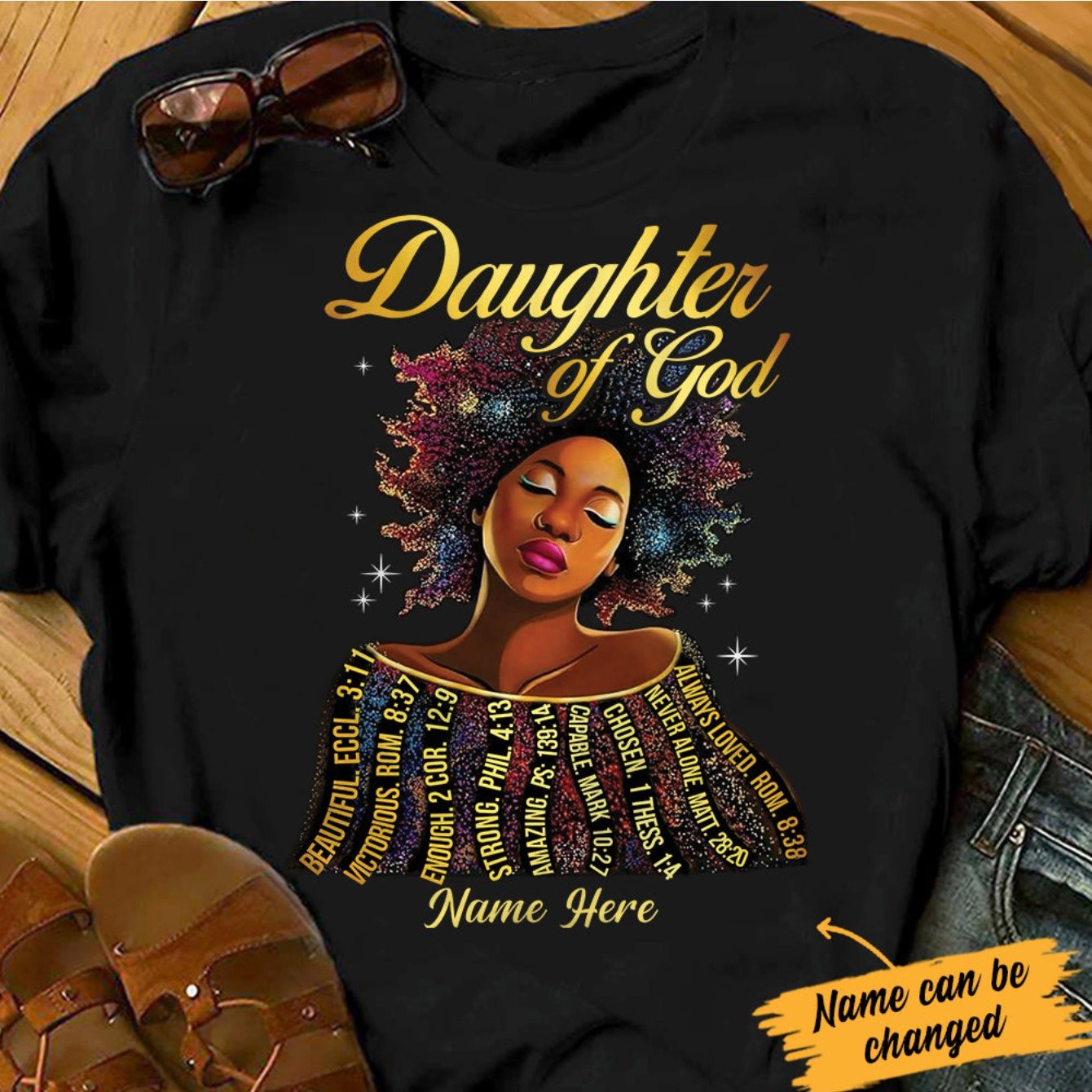 Personalized BWA God Says T Shirt