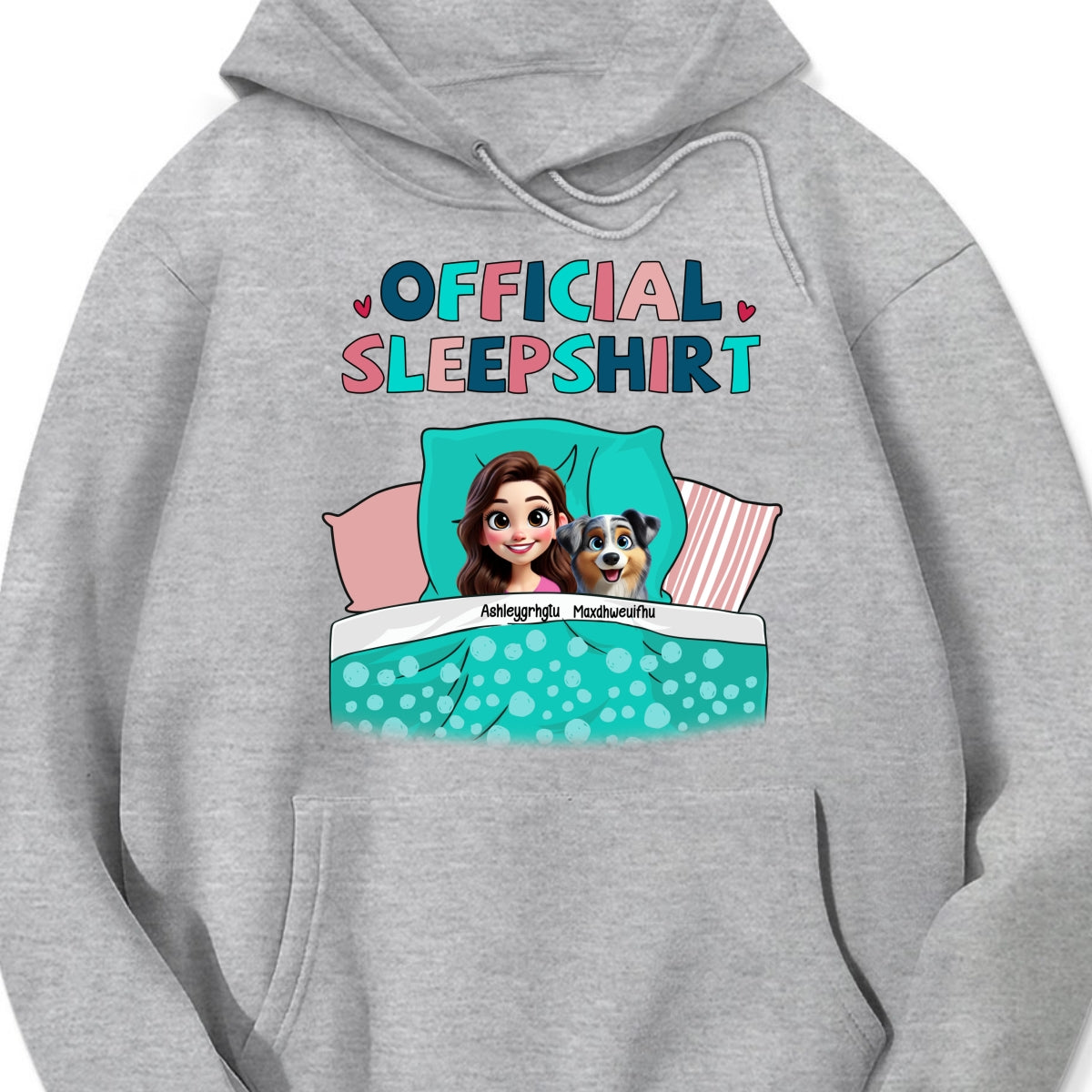 My Official Sleepshirt 3D Cute Dogs Personalized Shirt, Gift For Dog Mom