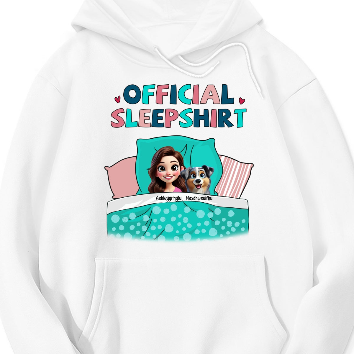 My Official Sleepshirt 3D Cute Dogs Personalized Shirt, Gift For Dog Mom