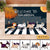 Halloween Fluffy Cats On The Crosswalk Personalized Doormat