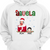 Beautiful Grandma And Grandkids Christmas Personalized Hoodie Sweatshirt