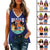 Summer Front View Besties Retro Personalized Women Tank Top V Neck Lace