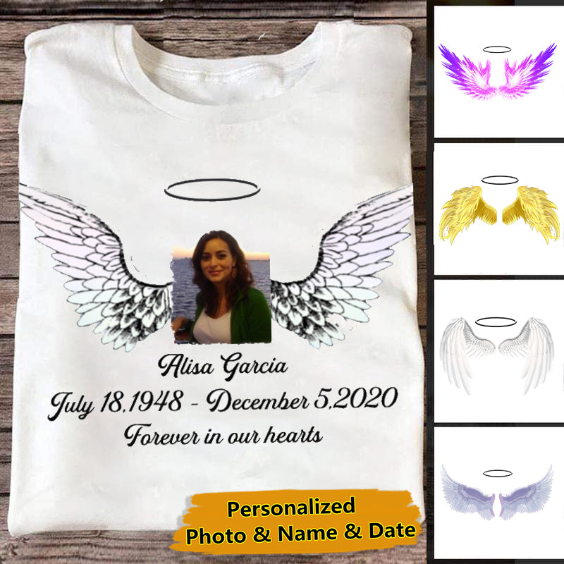 Personalized Photo and Name | Classic Memorial T-shirt