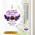 Always With You Flower Wing Personalized Memorial Wind Chime