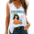 Dog Mom Summer Patterned Personalized Women Tank Top V Neck Lace