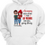 Chibi Couple Annoying Each Other Personalized Hoodie Sweatshirt