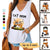 Halloween HP Cat Mom Fluffy Cat Personalized Tank Top