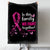 Breast Cancer We Fight Together Personalized Fleece Blanket