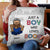 Reading Just A Girl Boy Who Loves Books Sketch - Personalized Custom Pillow
