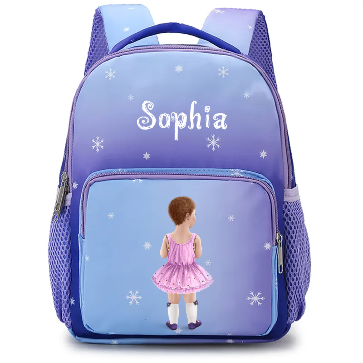 Gradient Colors Dance Bag - Gifts For Kid - Gift For Dance Lovers Personalized Custom Name Backpack