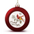 Cardinals Pine Branch Personalized Ball Ornaments