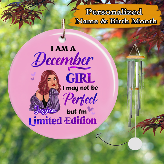 Birthday Gift Birth Month Fashion Girl Limited Edition Personalized Wind Chime