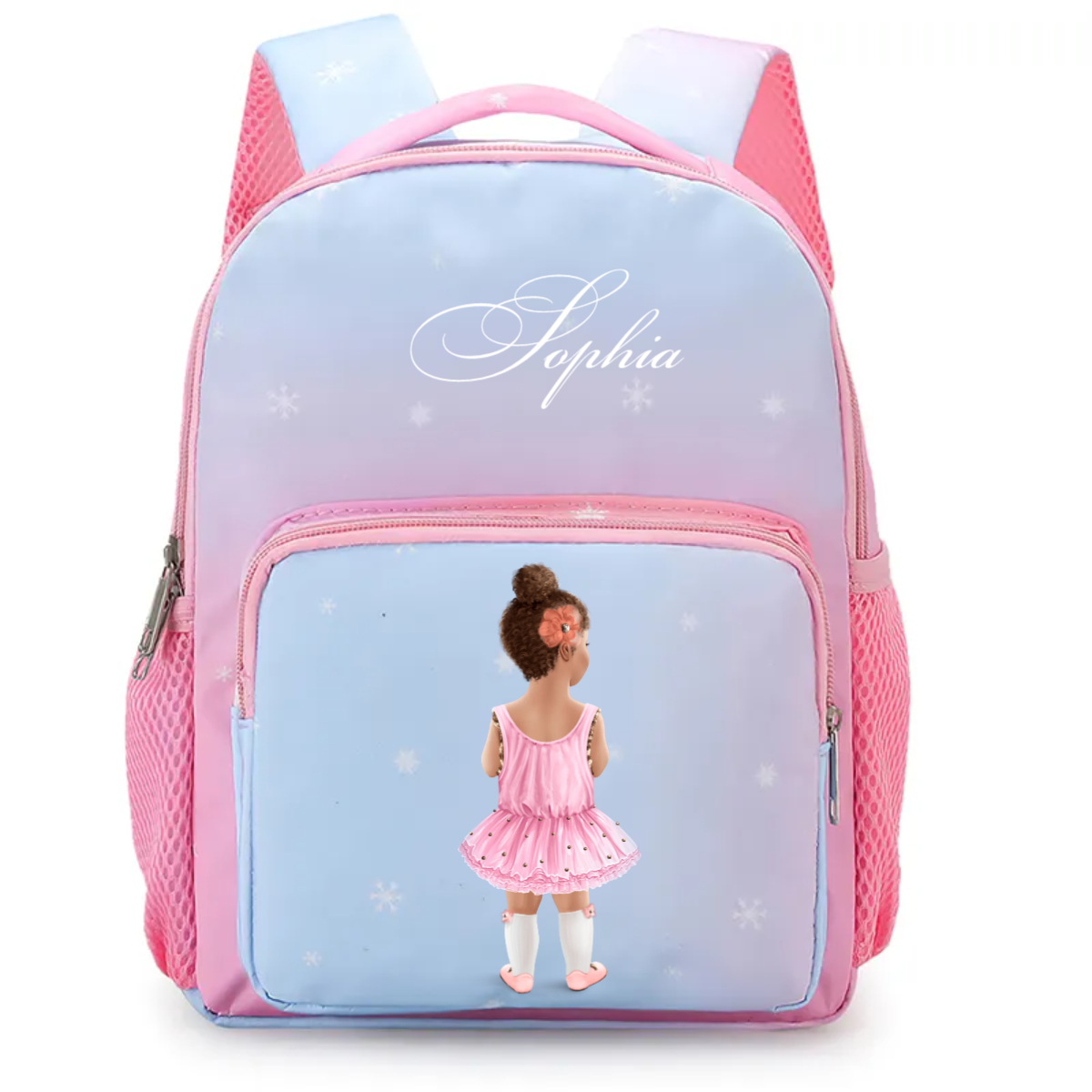 Gradient Colors Dance Bag - Gifts For Kid - Gift For Dance Lovers Personalized Custom Name Backpack