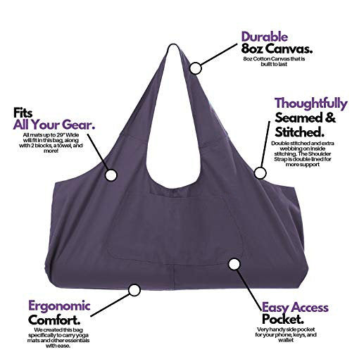 Personalized Split Letter Monogram Canvas Large Bag Fitness Travel Bag Yoga Mat Bag