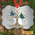 Butterfly Tree Memorial Personalized Circle Christmas Ornament