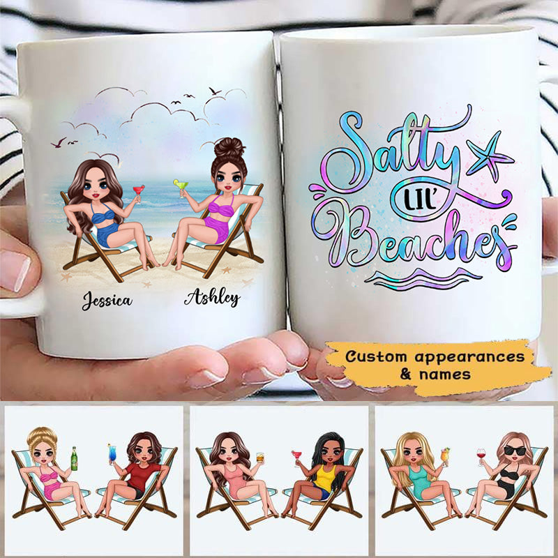 Summer Little Beaches Doll Besties Personalized Mug