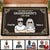 The World‘s Best Grandparents Live Here Personalized Doormat (Dark Color)