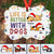 Life Is Better With Dogs Colorful Personalized Christmas Ornament