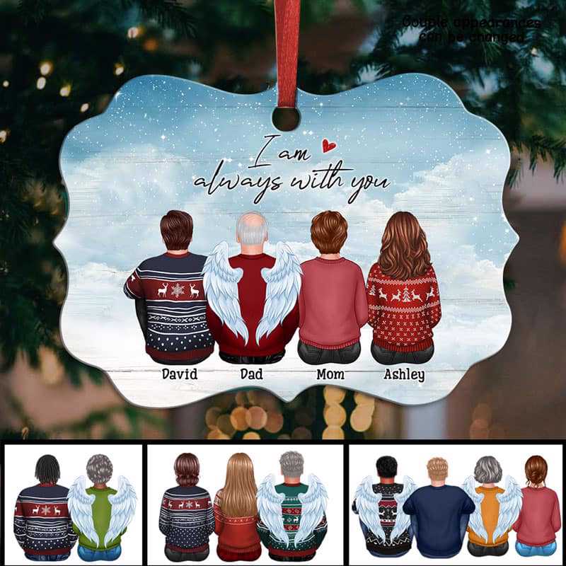 Memorial Remembrance Keepsake Family Gift Personalized Christmas Ornament