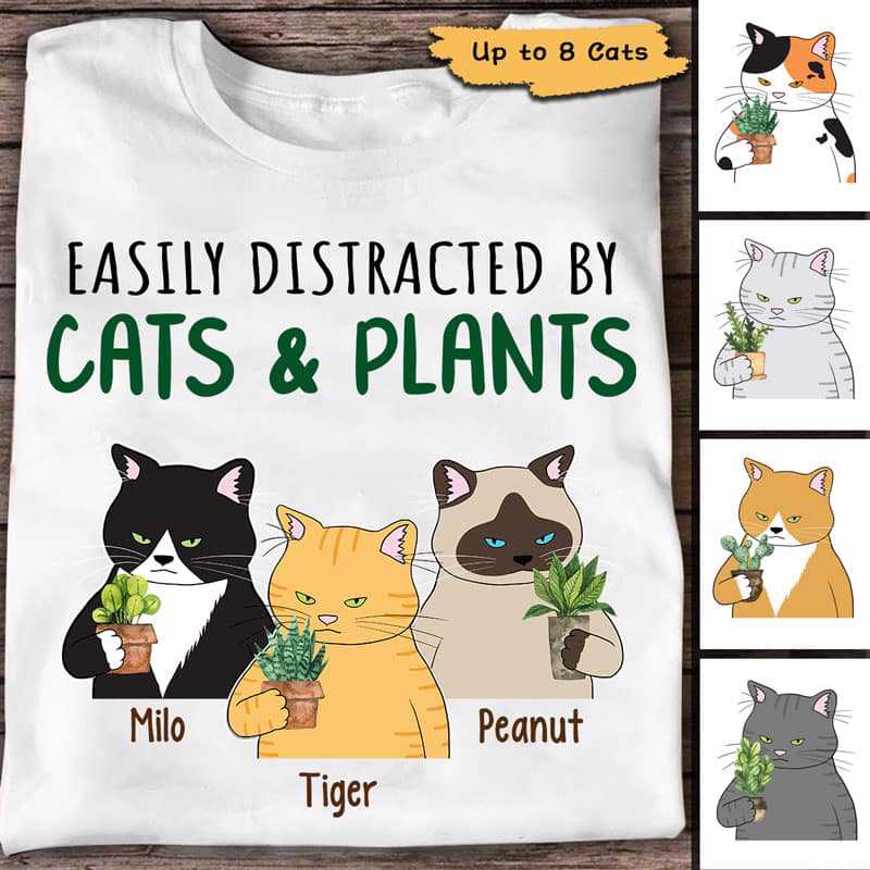 Like Cats and Plants & Maybe 3 People Personalized Shirt