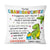 Personalized Mom Grandma Hug This Dinosaur Drawing Pillow