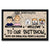 Couple Dog Lovers Welcome To Our Show - Personalized Custom Doormat