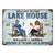 Lake House Memories At The Lake Last A Lifetime - Couple Gift - Personalized Custom Classic Metal Signs