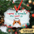 Home Is Where My Cat Is - Personalized Custom Aluminum Ornament