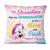 Personalized Mom Grandma Daughter Granddaughter Unicorn Pillow