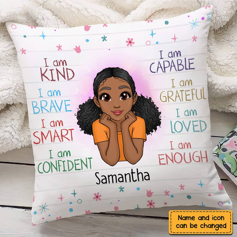 Gift For Granddaughter I Am Kind Personalized Pillow