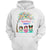 Grandma‘s Peeps Peeking Kids Under Tree Easter Gift Personalized Hoodie Sweatshirt