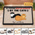 Visitors Must Be Approved By Cat Loaf Personalized Doormat