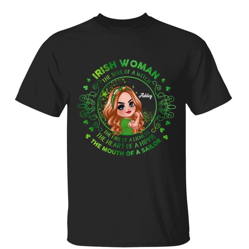 Irish Doll Woman Circle Personalized Shirt