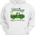 St Patrick‘s Day Dog Truck Hoodie Sweatshirt