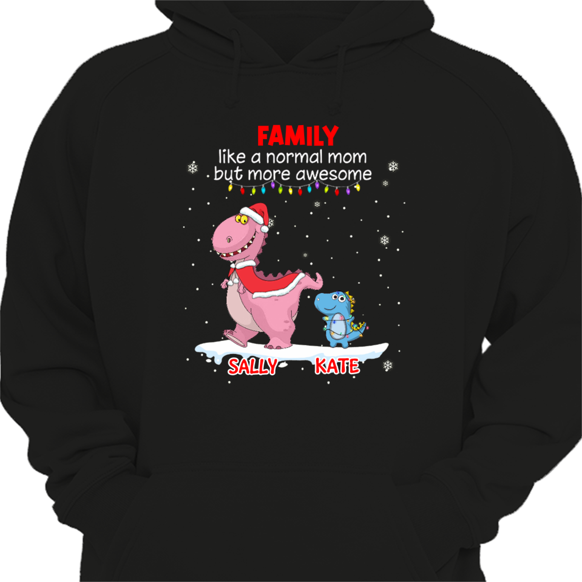 Christmas Grandmasaurus Grandpasaurus And Kids Hoodie Sweatshirt