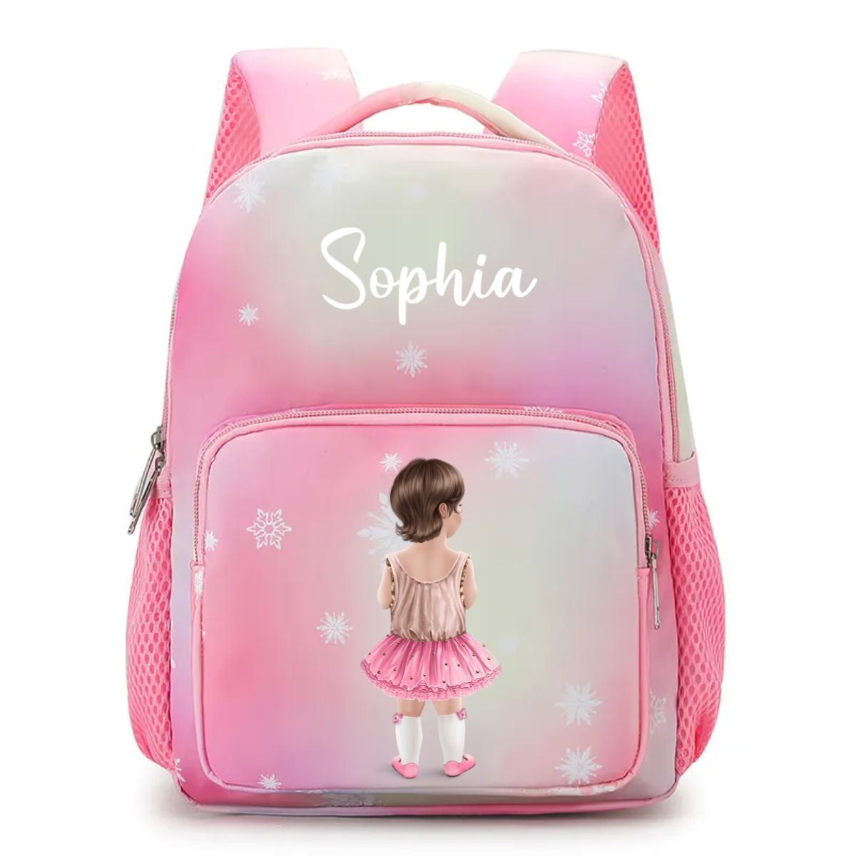 Gradient Colors Dance Bag - Gifts For Kid - Gift For Dance Lovers Personalized Custom Name Backpack
