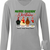 Merry Cluckin‘ Christmas Chicken Personalized Long Sleeve Shirt