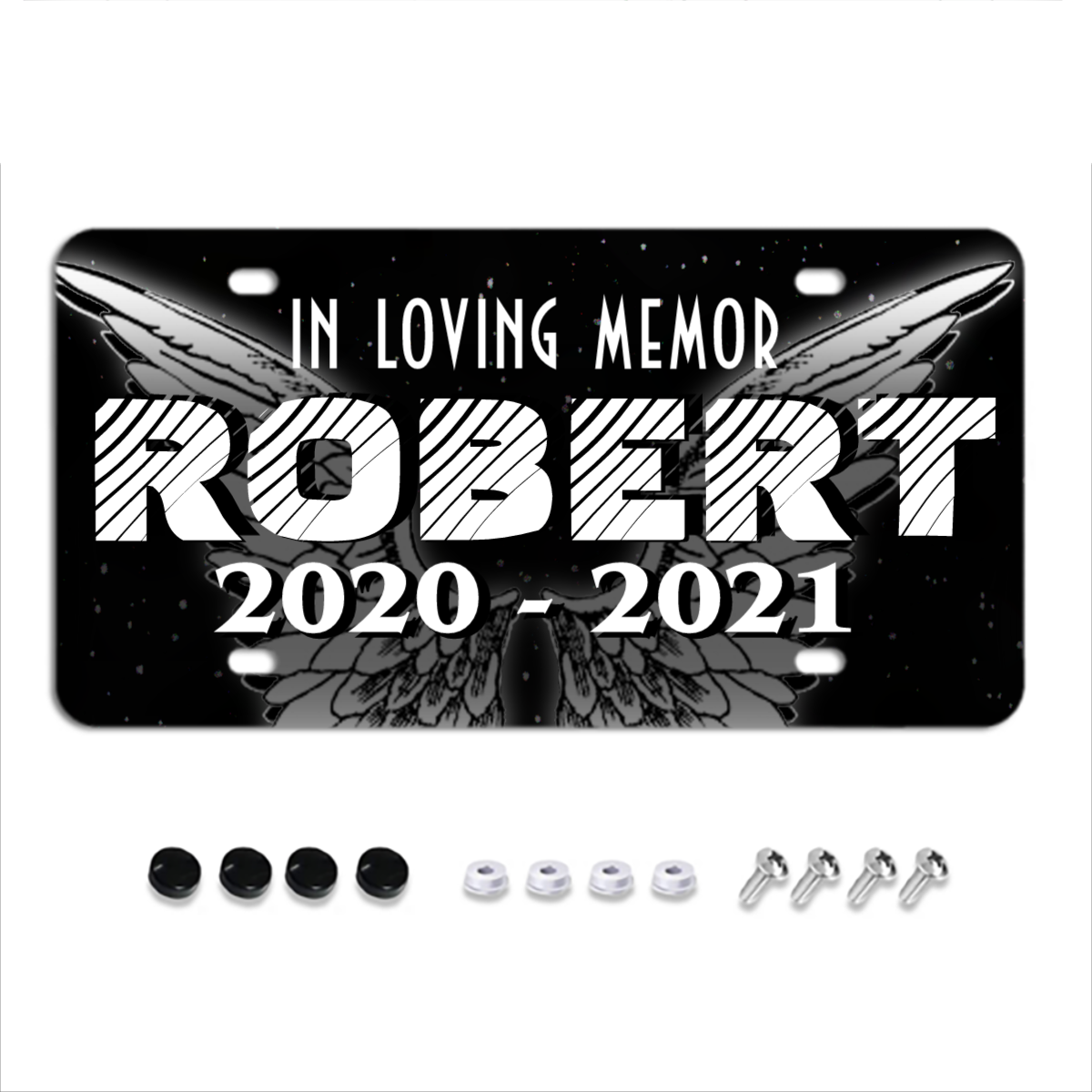 Custom Personalized Memorial License License Plate