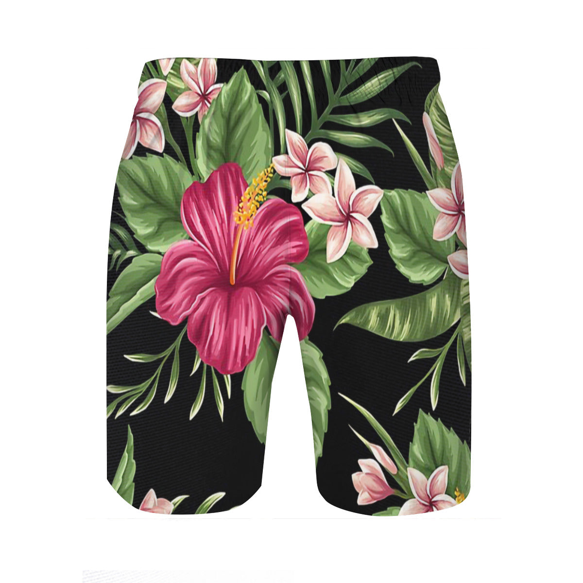 Tropical Flowers Graphic Men's Swim Trunks No.7XE7IL